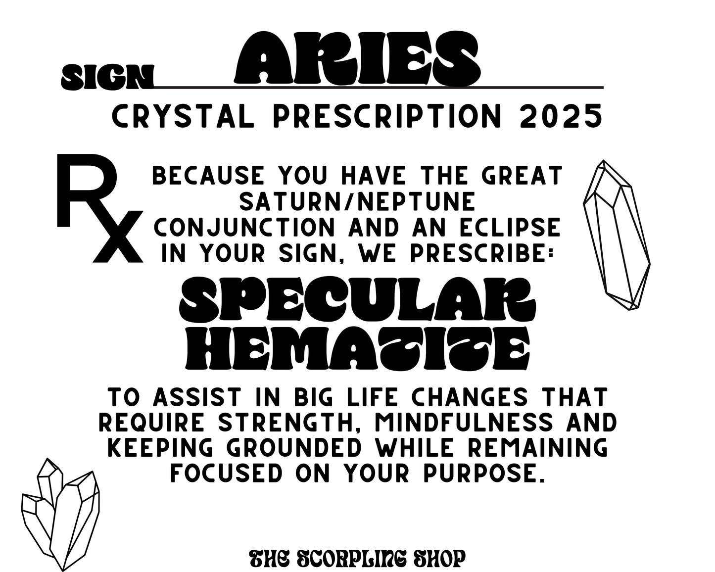 ARIES - CRYSTAL PRESCRIPTION 2025