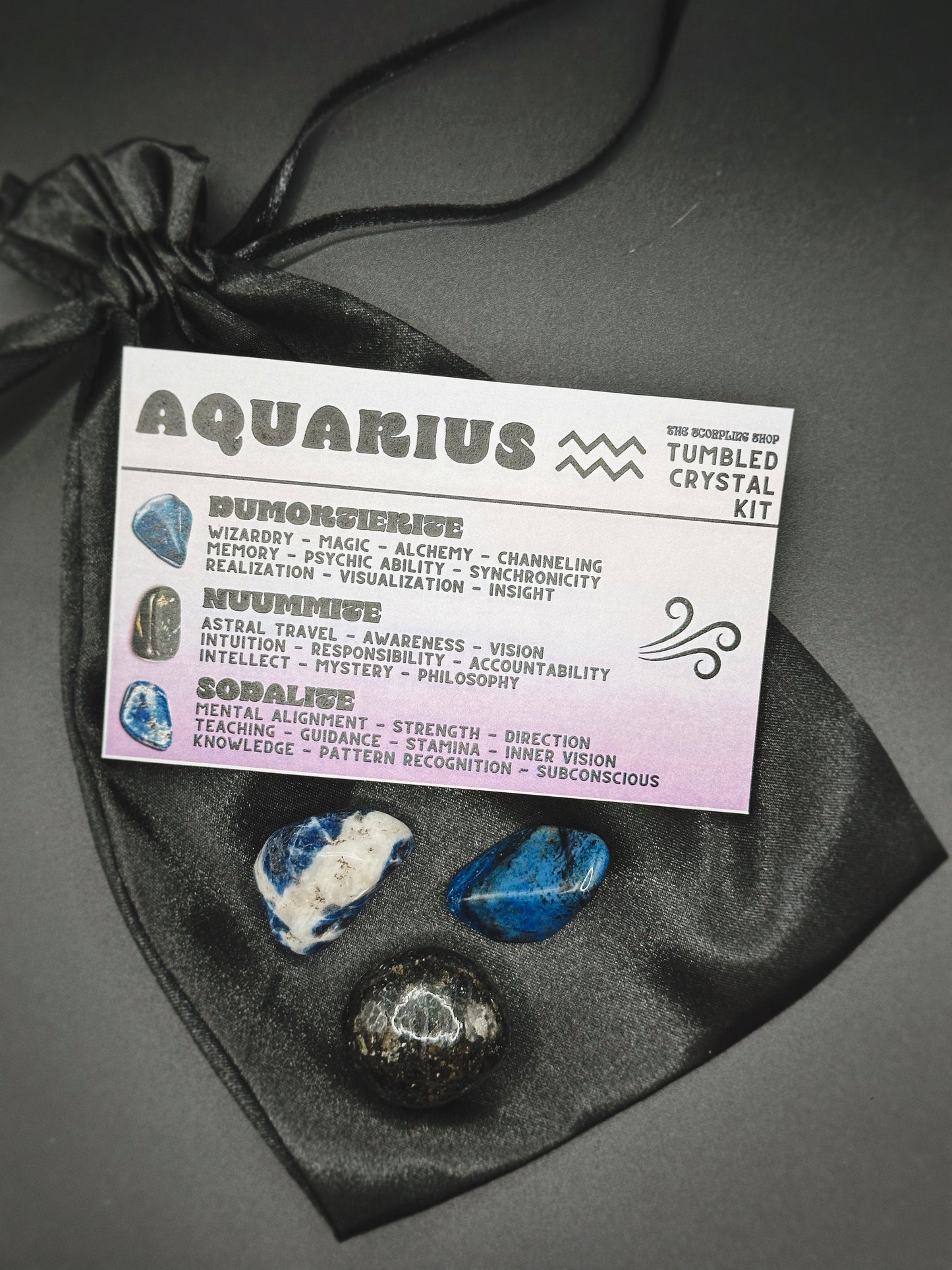 AQUARIUS - TUMBLED CRYSTAL KIT