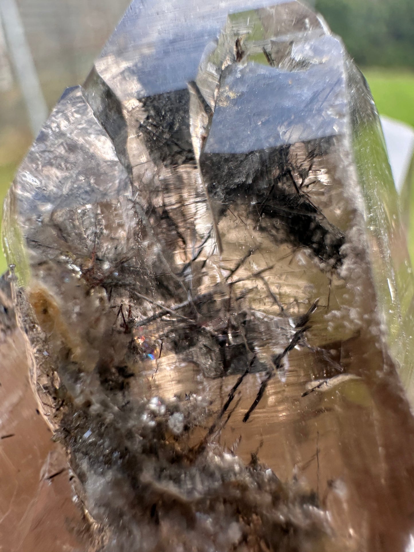INDRAS ~ SMOKY RUTILATED HIMALAYAN QUARTZ