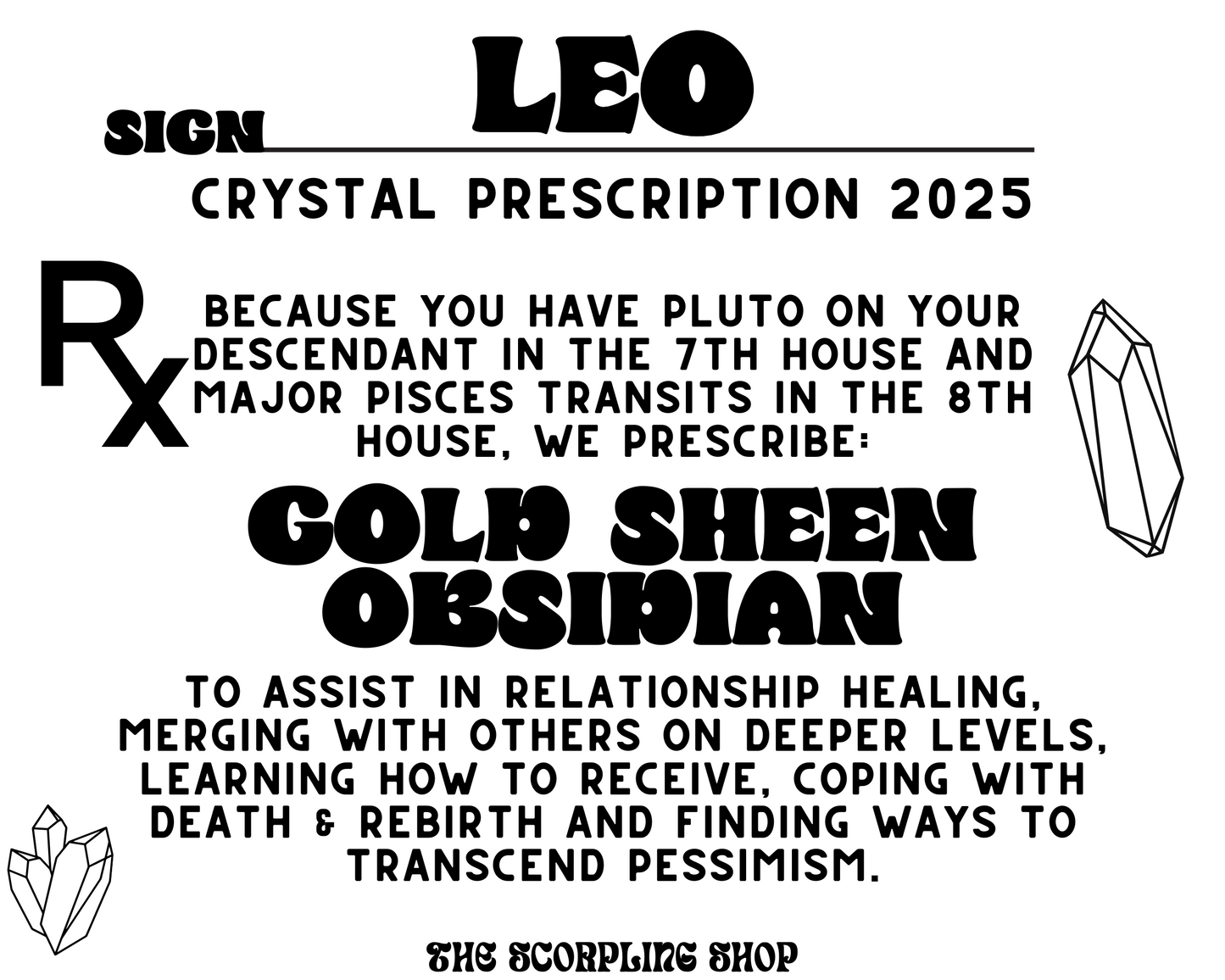 LEO - CRYSTAL PRESCRIPTION 2025