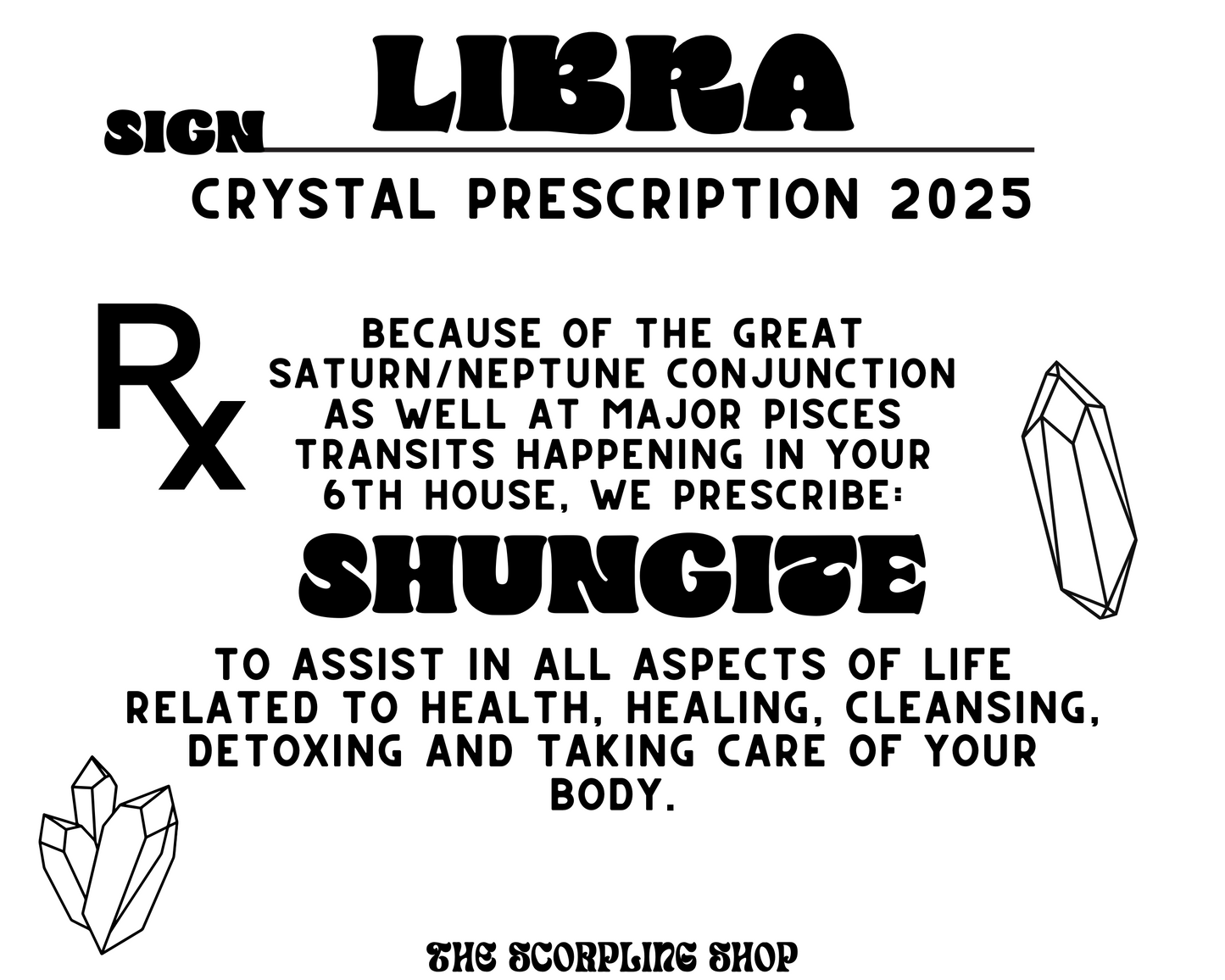LIBRA - CRYSTAL PRESCRIPTION 2025