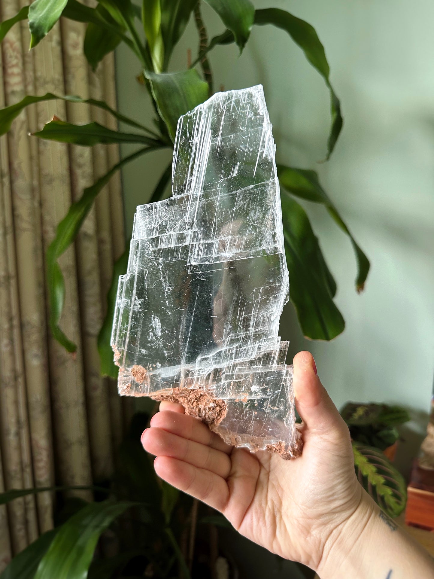 344g. SELENITE SLAB