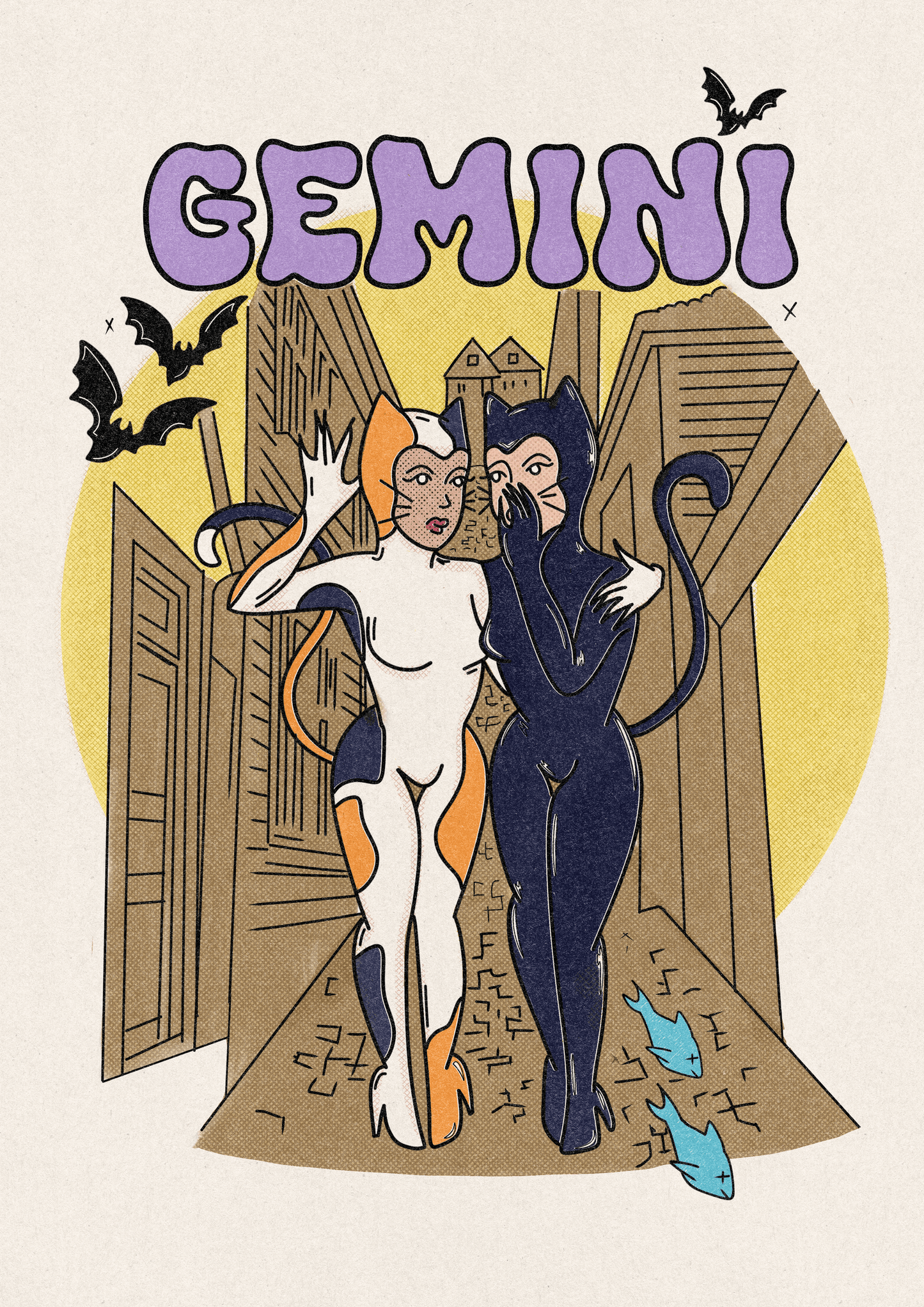 GEMINI - ALLEY CATS - CREWNECK