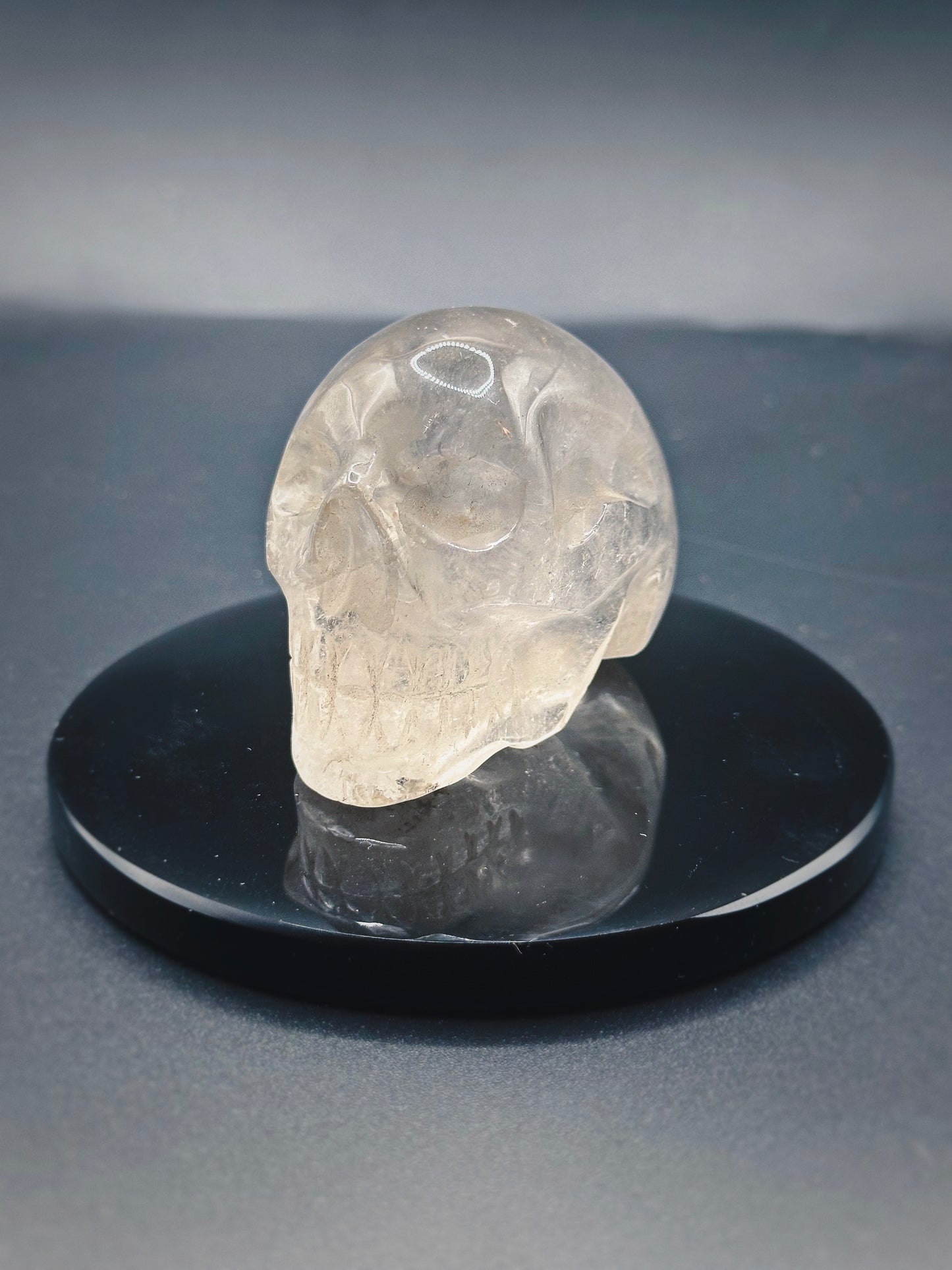 CLEAR QUARTZ ANCESTORS ~ CRYSTAL SKULL