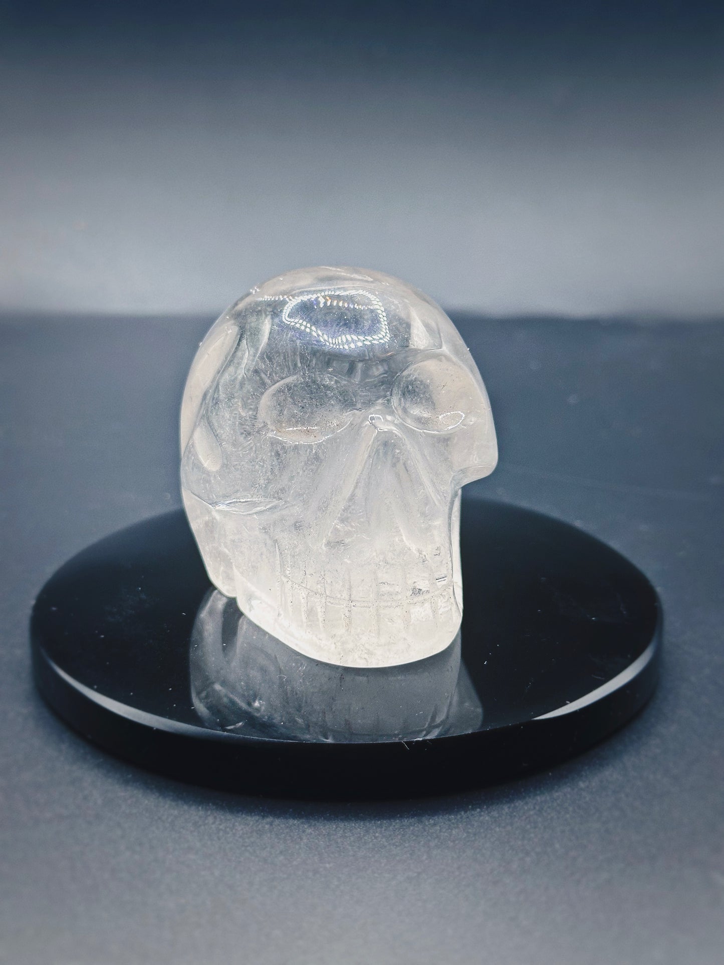 CLEAR QUARTZ ANCESTORS ~ CRYSTAL SKULL