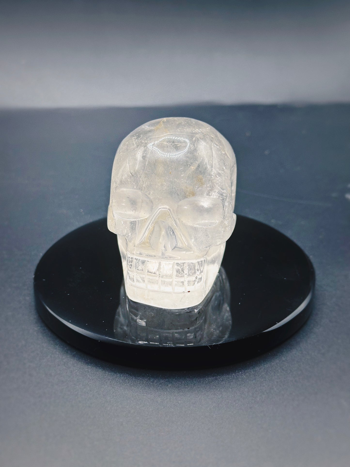 CLEAR QUARTZ ANCESTORS ~ CRYSTAL SKULL