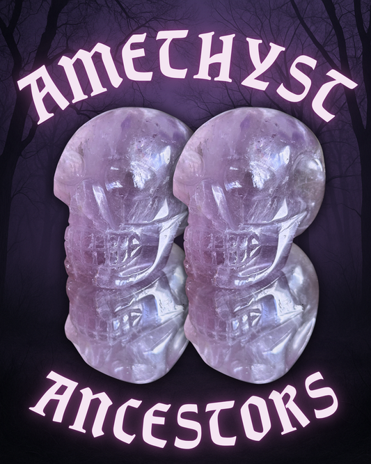 AMETHYST ANCESTORS ~ CRYSTAL SKULL