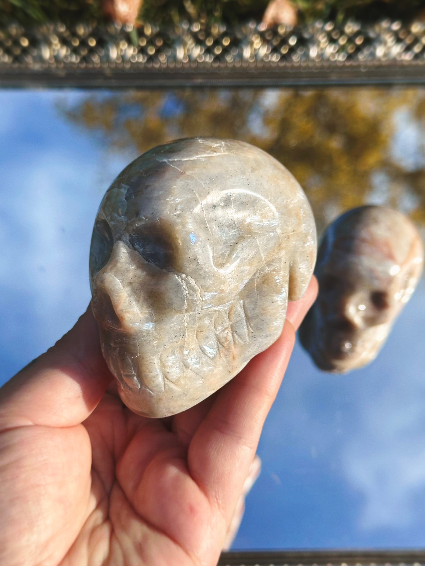 MOONSTONE ANCESTORS ~ CRYSTAL SKULL