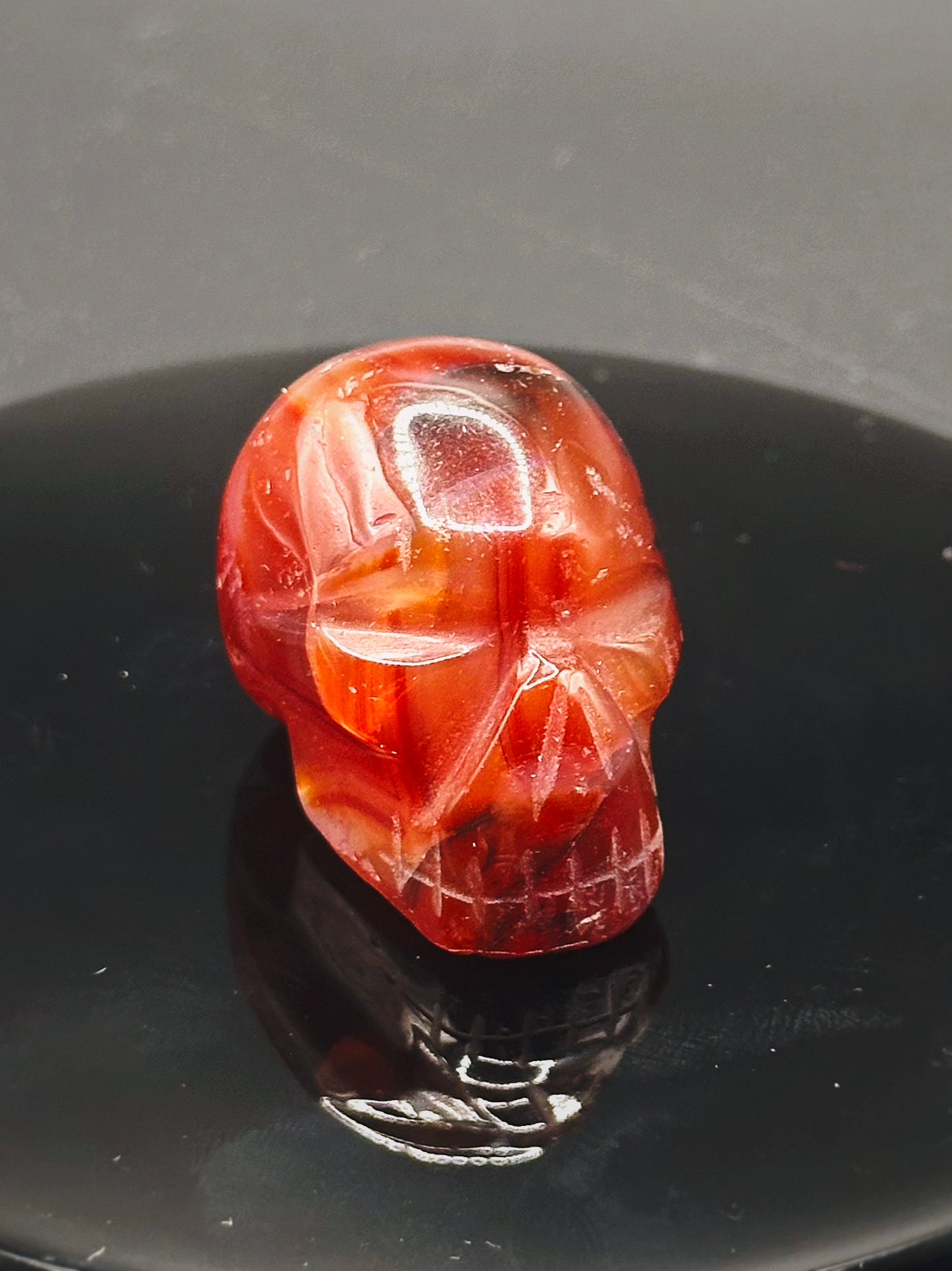 CARNELIAN ANCESTORS ~ CRYSTAL SKULL