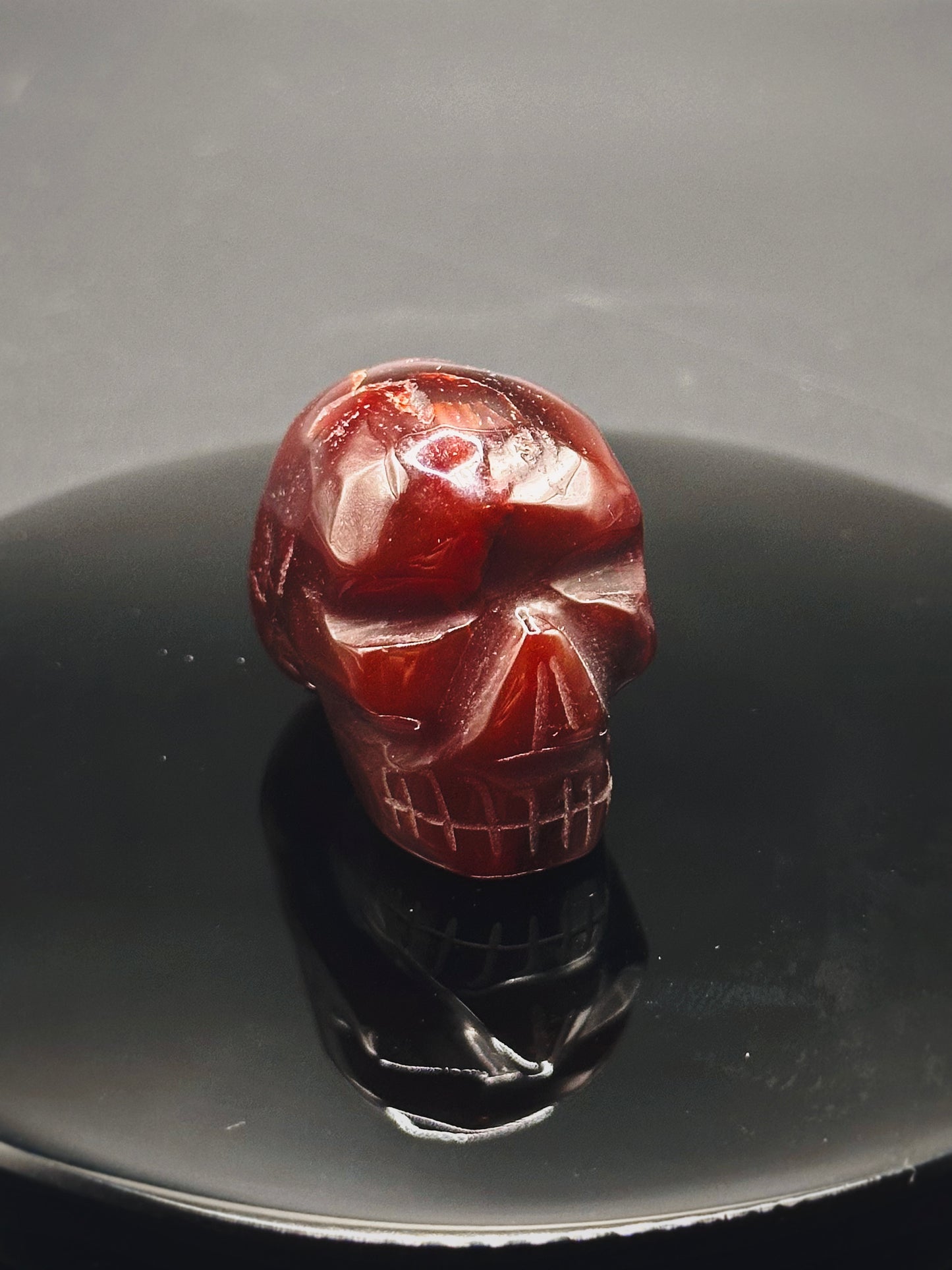 CARNELIAN ANCESTORS ~ CRYSTAL SKULL