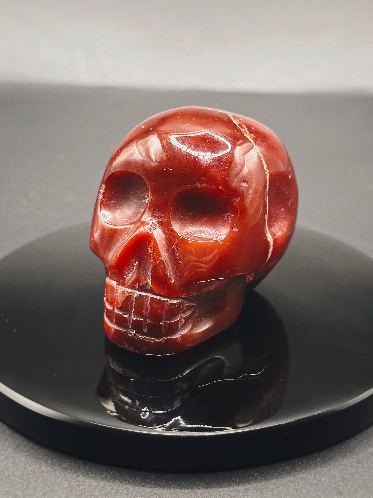 CARNELIAN ANCESTORS ~ CRYSTAL SKULL