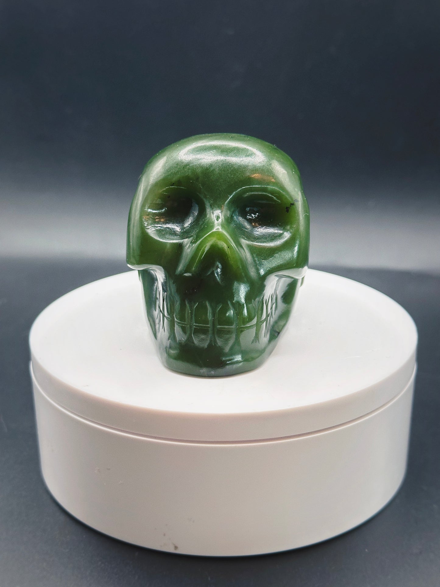 NEPHRITE JADE ANCESTORS ~ CRYSTAL SKULL