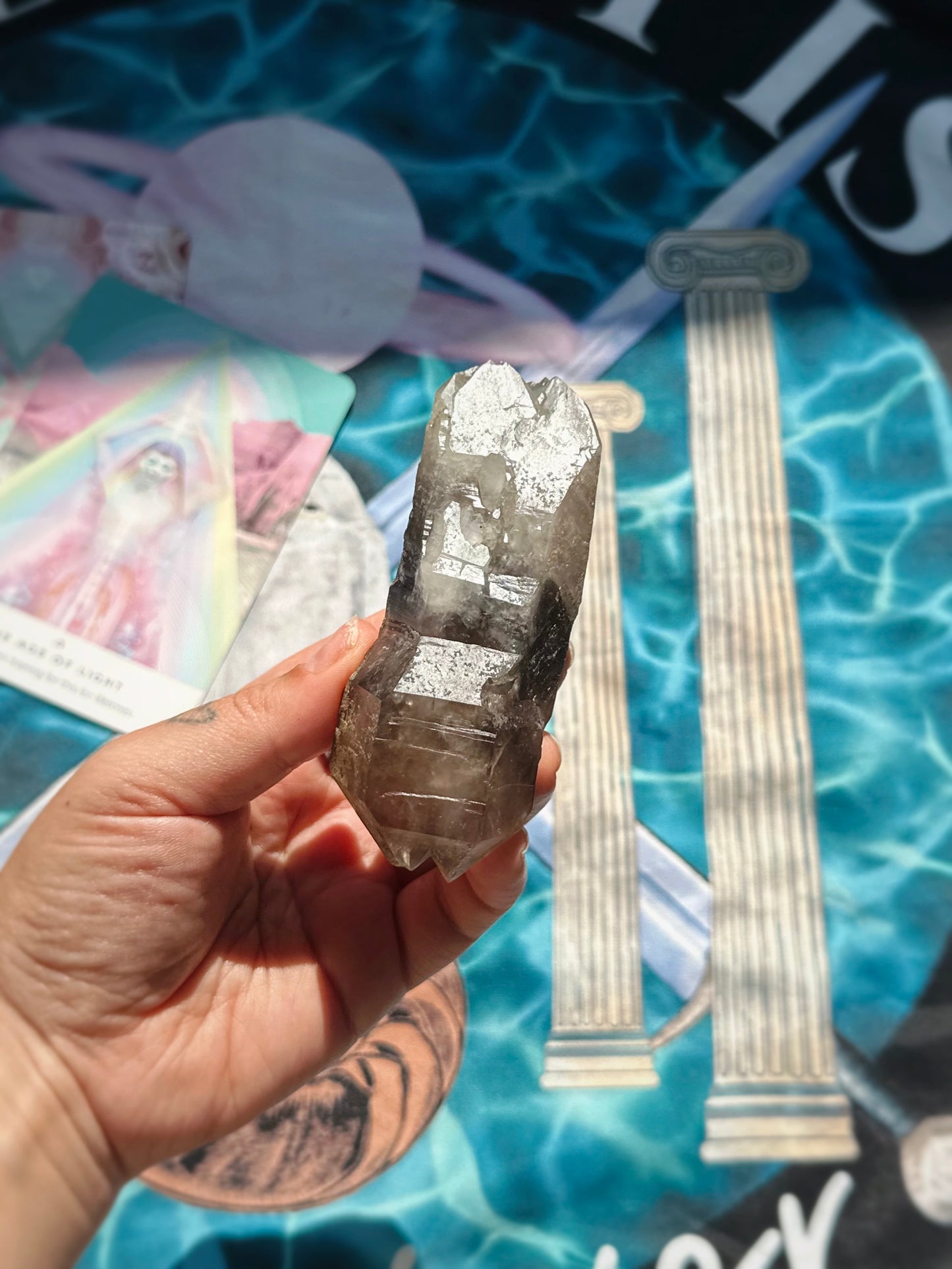 MAGIC MOGUL ~ DT SMOKY AMETHYST SCEPTER