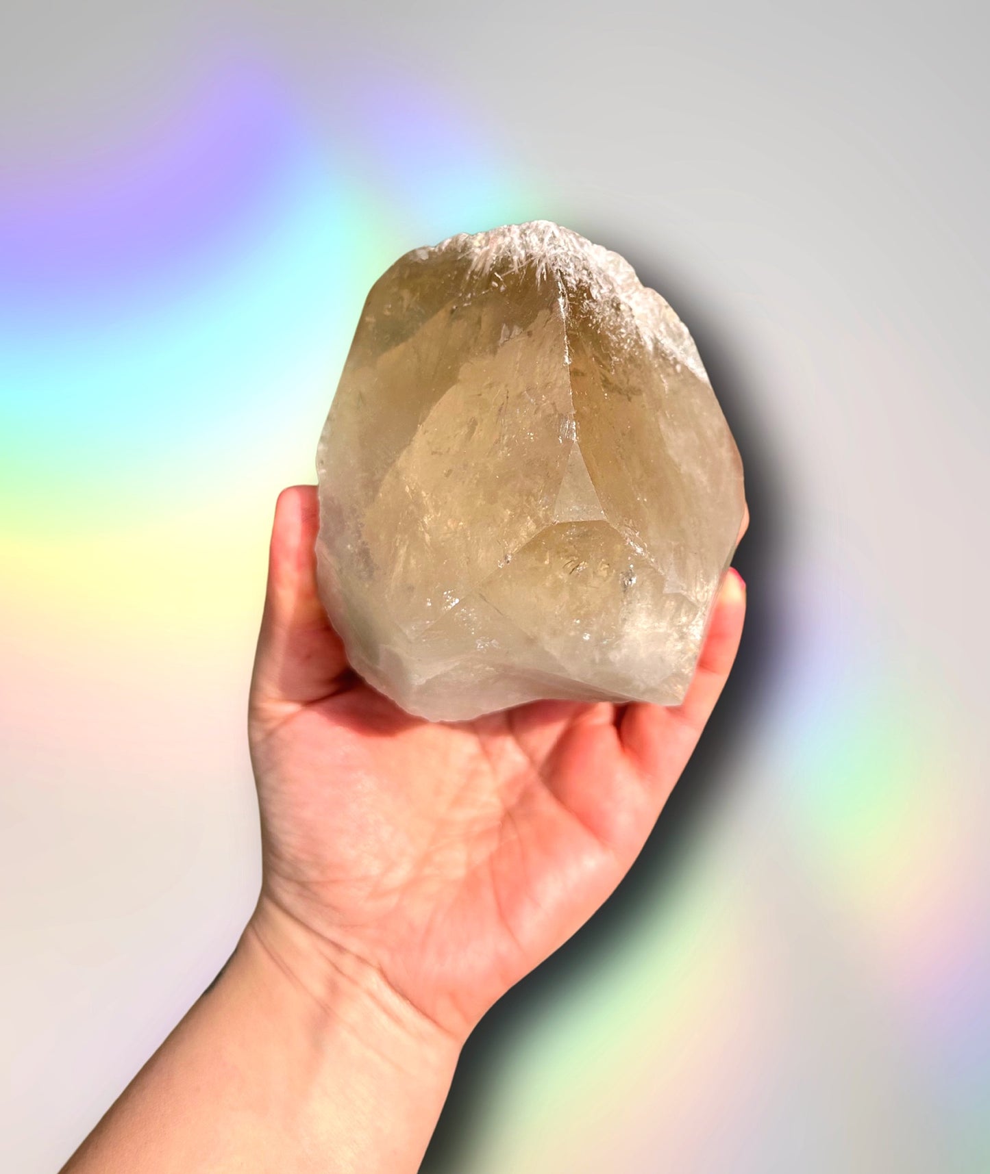 SOLARA ~ CITRINE W/ CLEAVELANDITE & PINK TOURMALINE