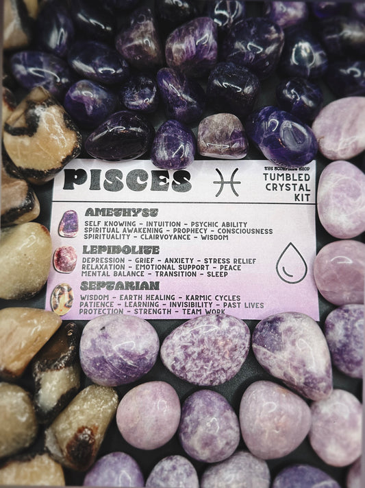 PISCES - TUMBLED CRYSTAL KIT