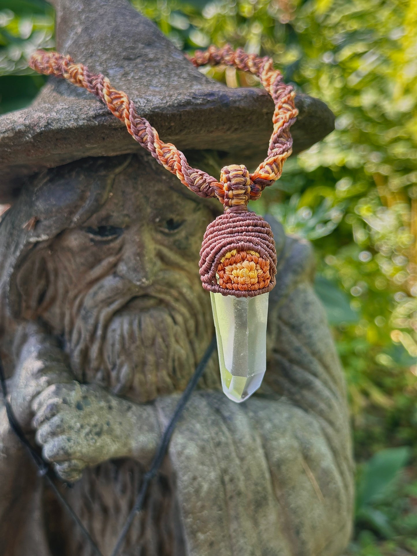 SUNFLOWER ~ LEMURIAN QUARTZ JUJU