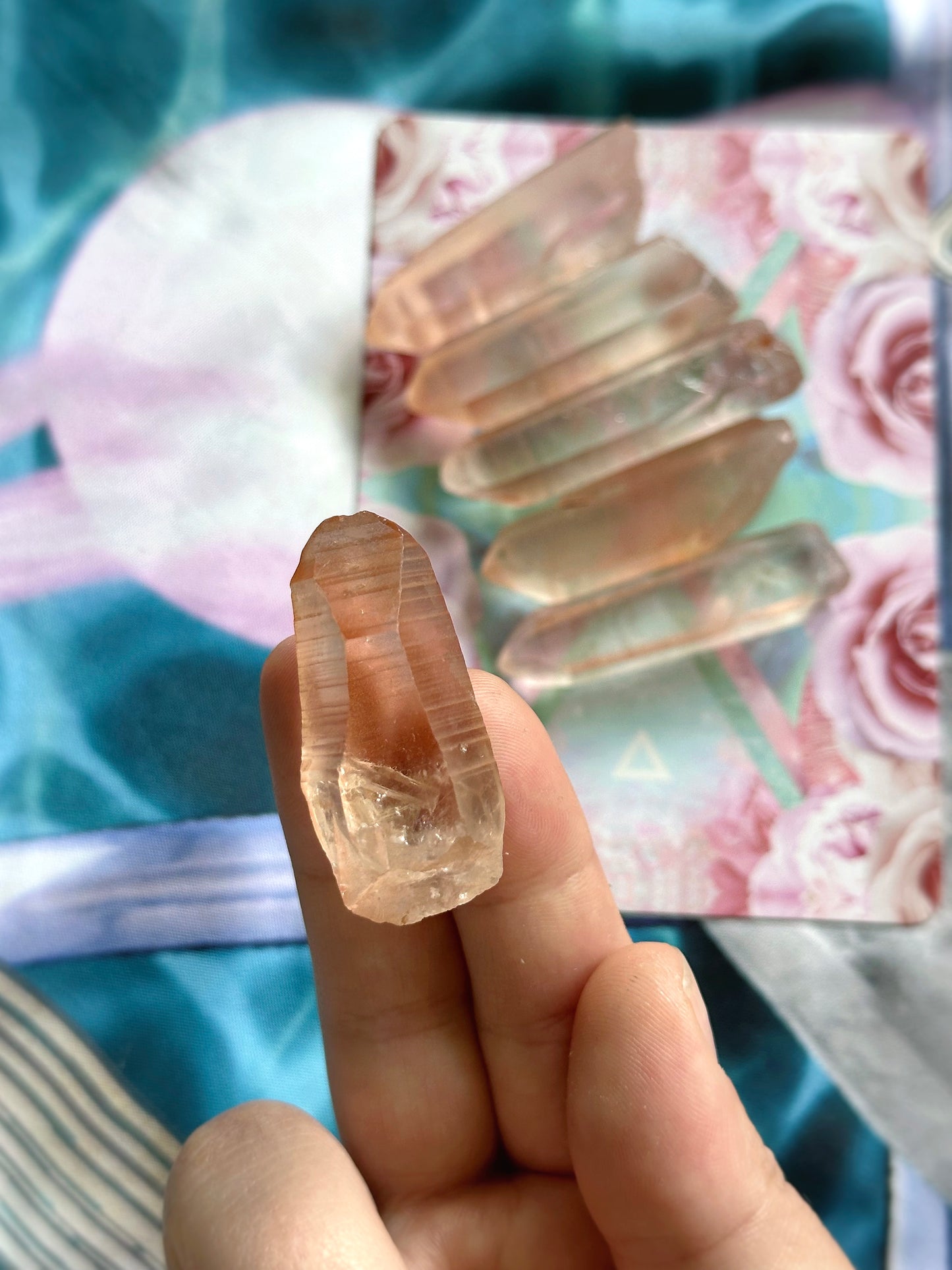 PINK LEMURIAN QUARTZ ~ LUCKY CHARM
