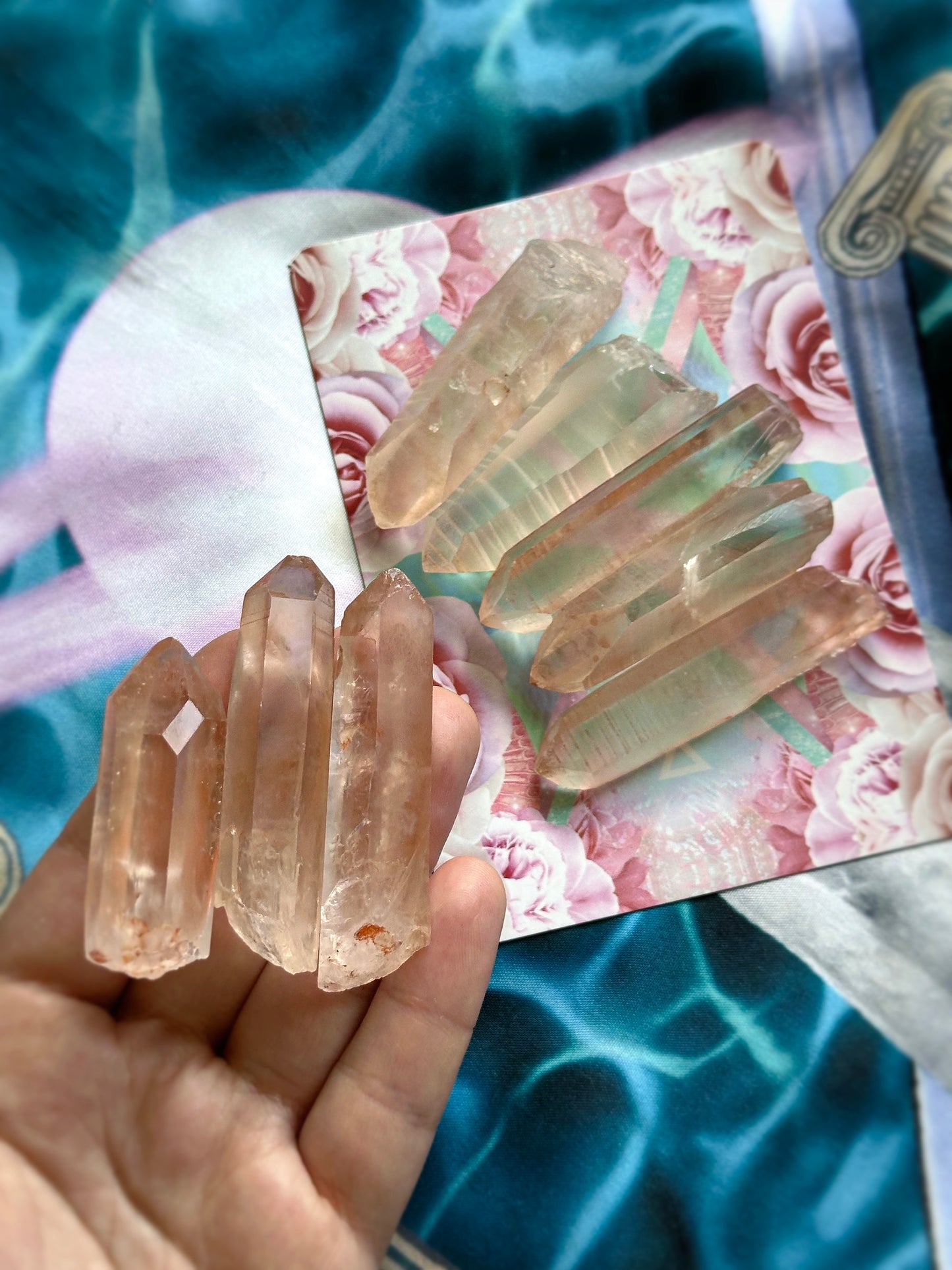 PINK LEMURIAN QUARTZ ~ LUCKY CHARM