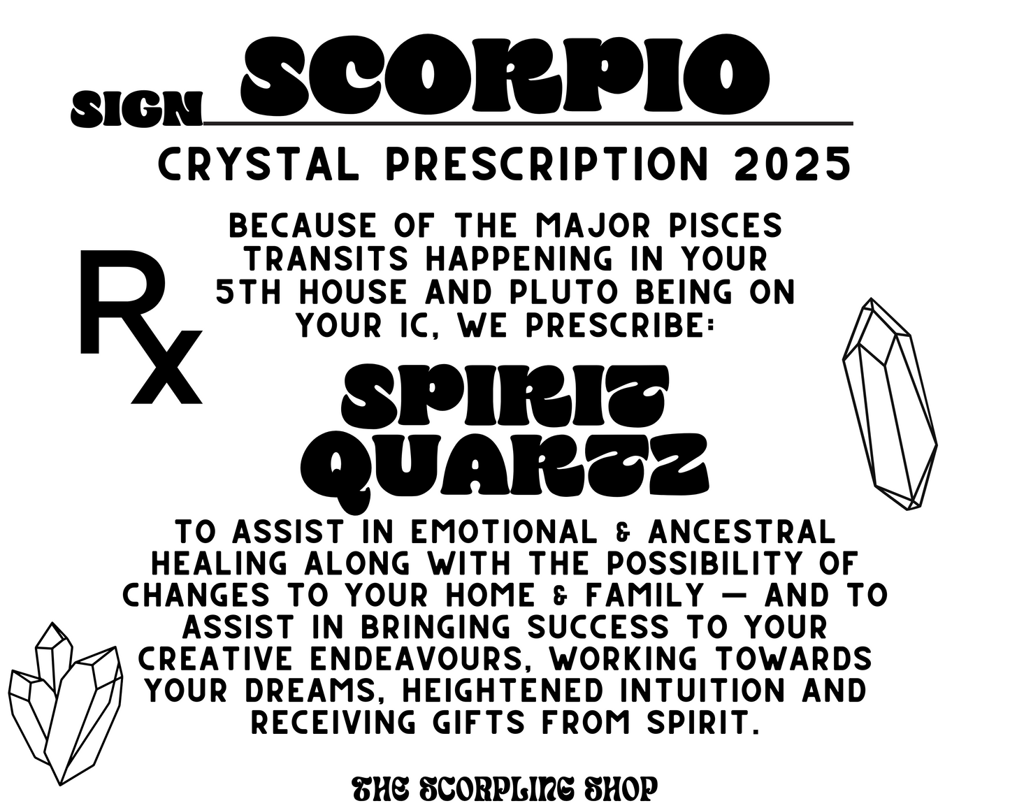 SCORPIO - CRYSTAL PRESCRIPTION 2025