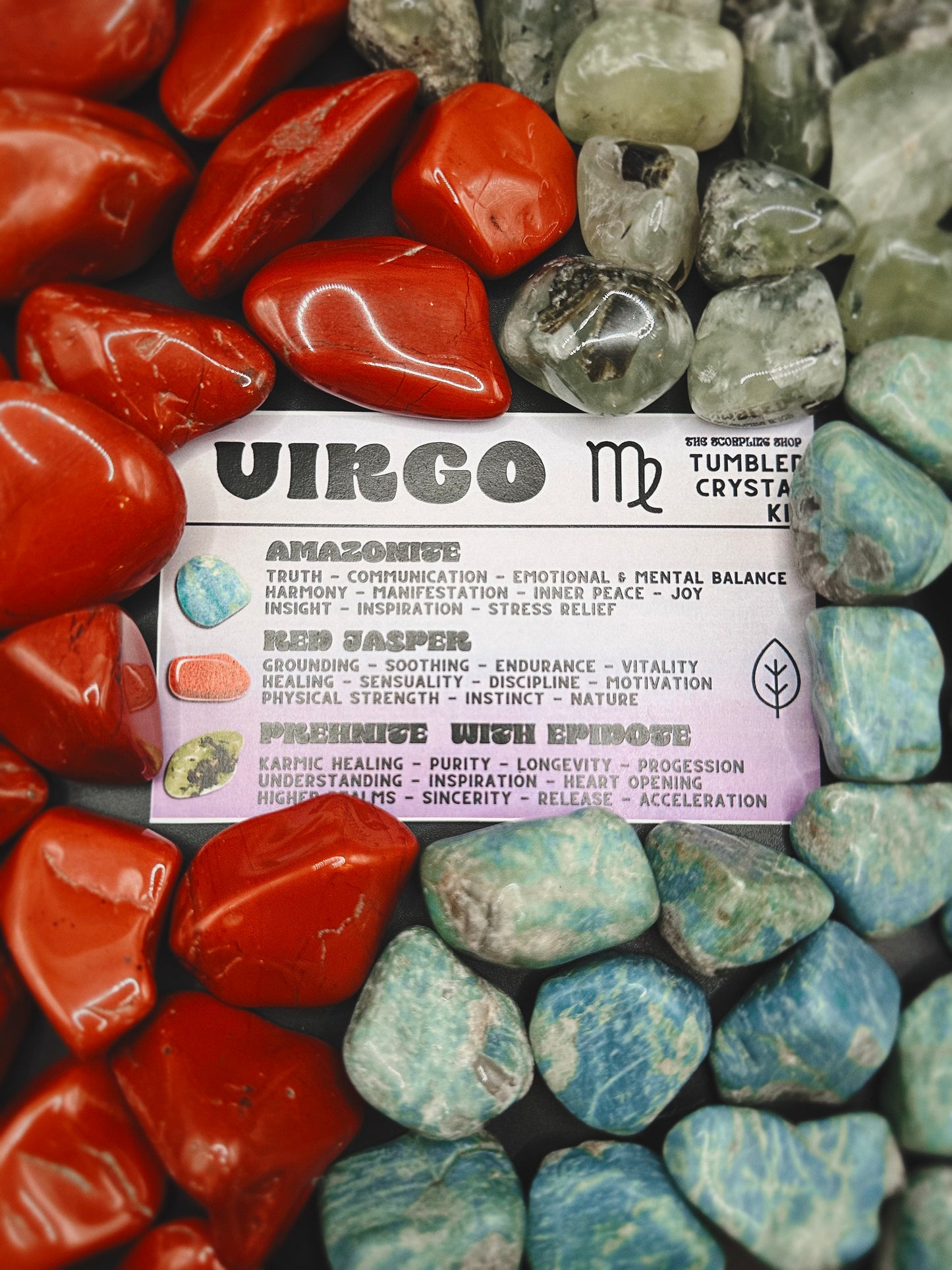 VIRGO - TUMBLED CRYSTAL KIT