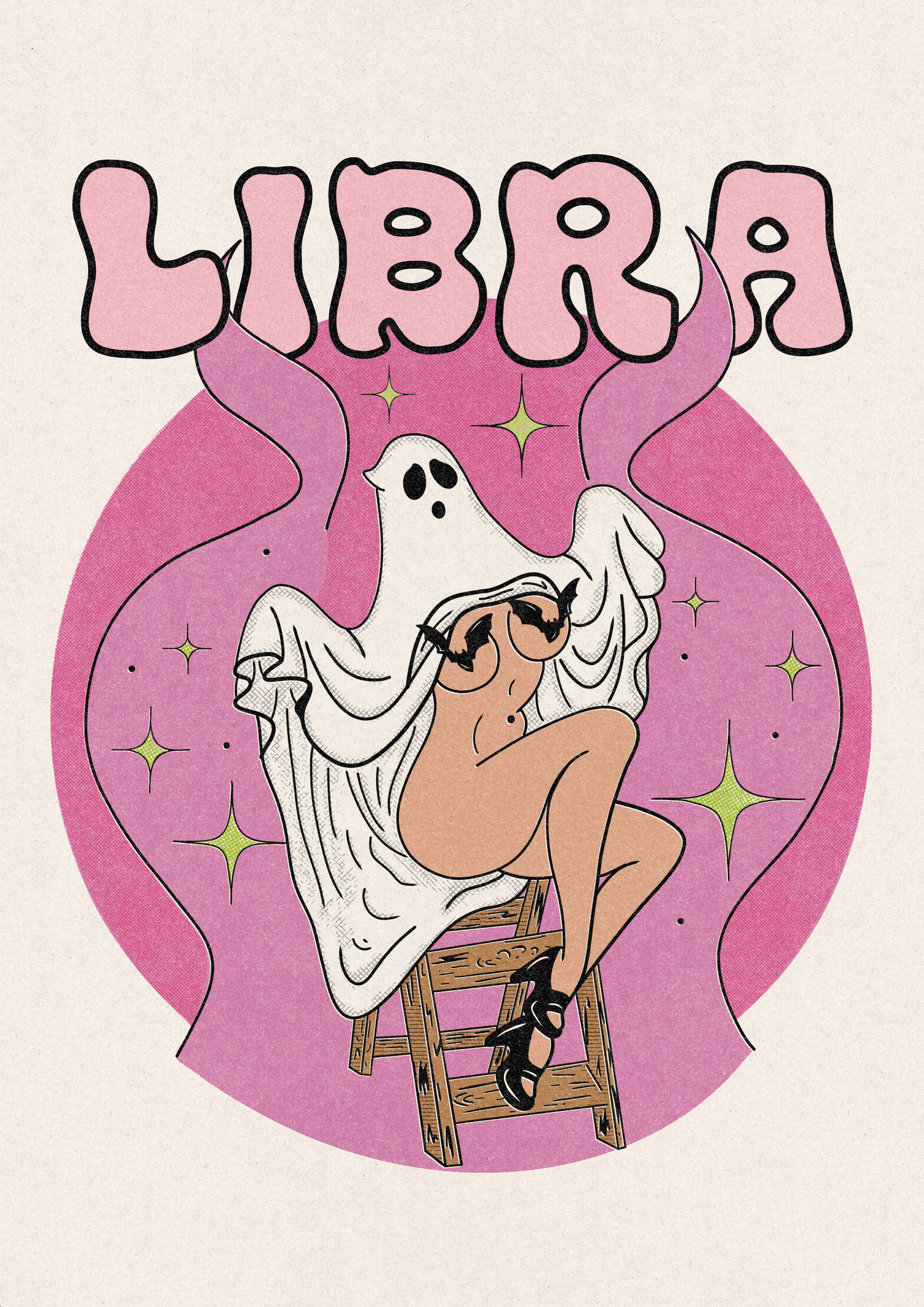 LIBRA - GLAM GHOST - CREWNECK