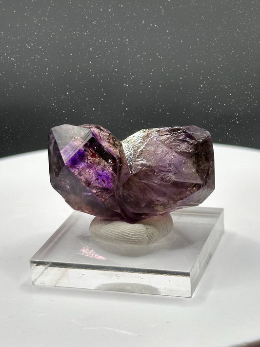 LYRA ~ SMOKY AMETHYST TWIN