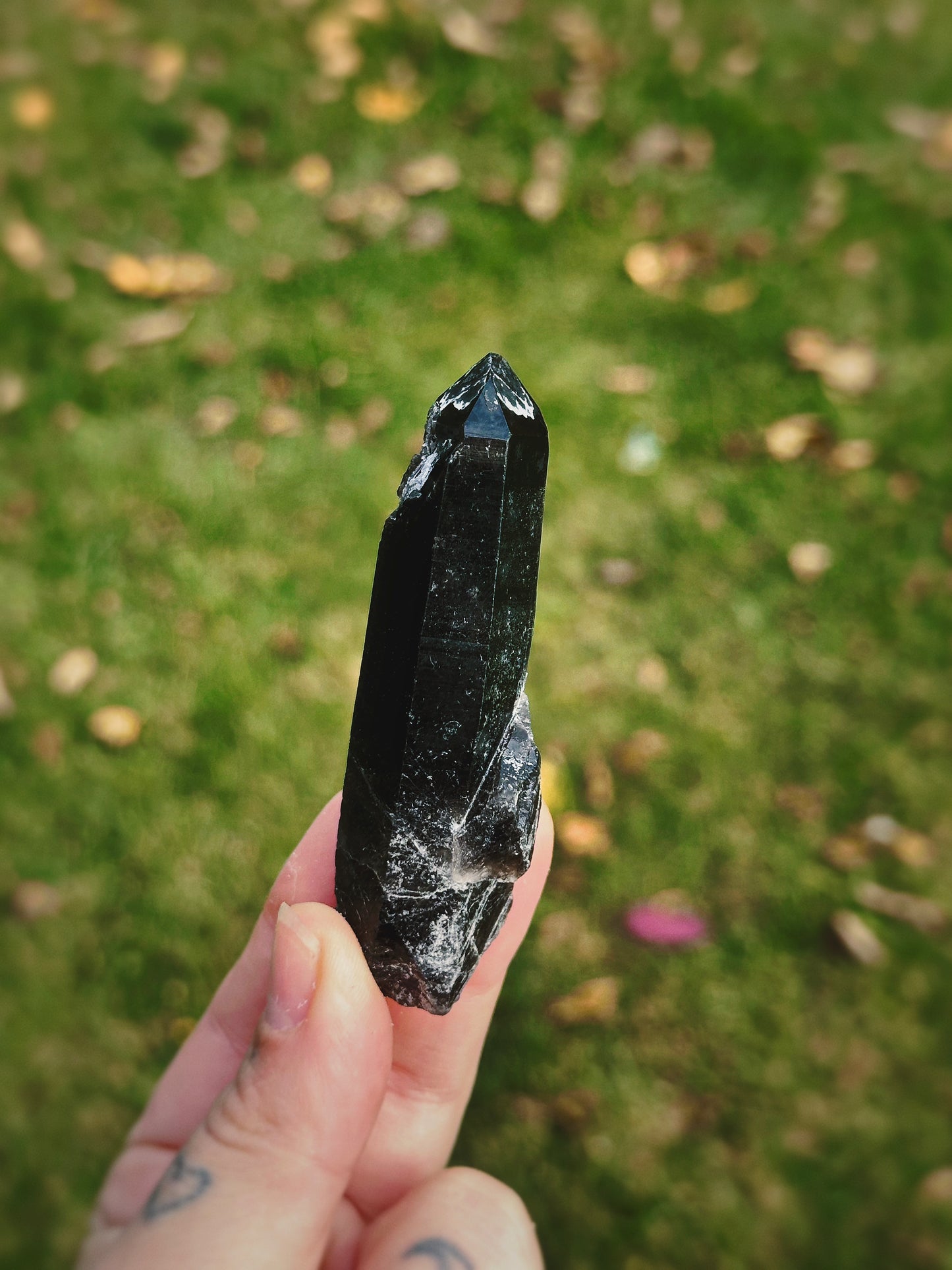 SHADOW CONDUIT ~ BLACK MONGOLIAN QUARTZ