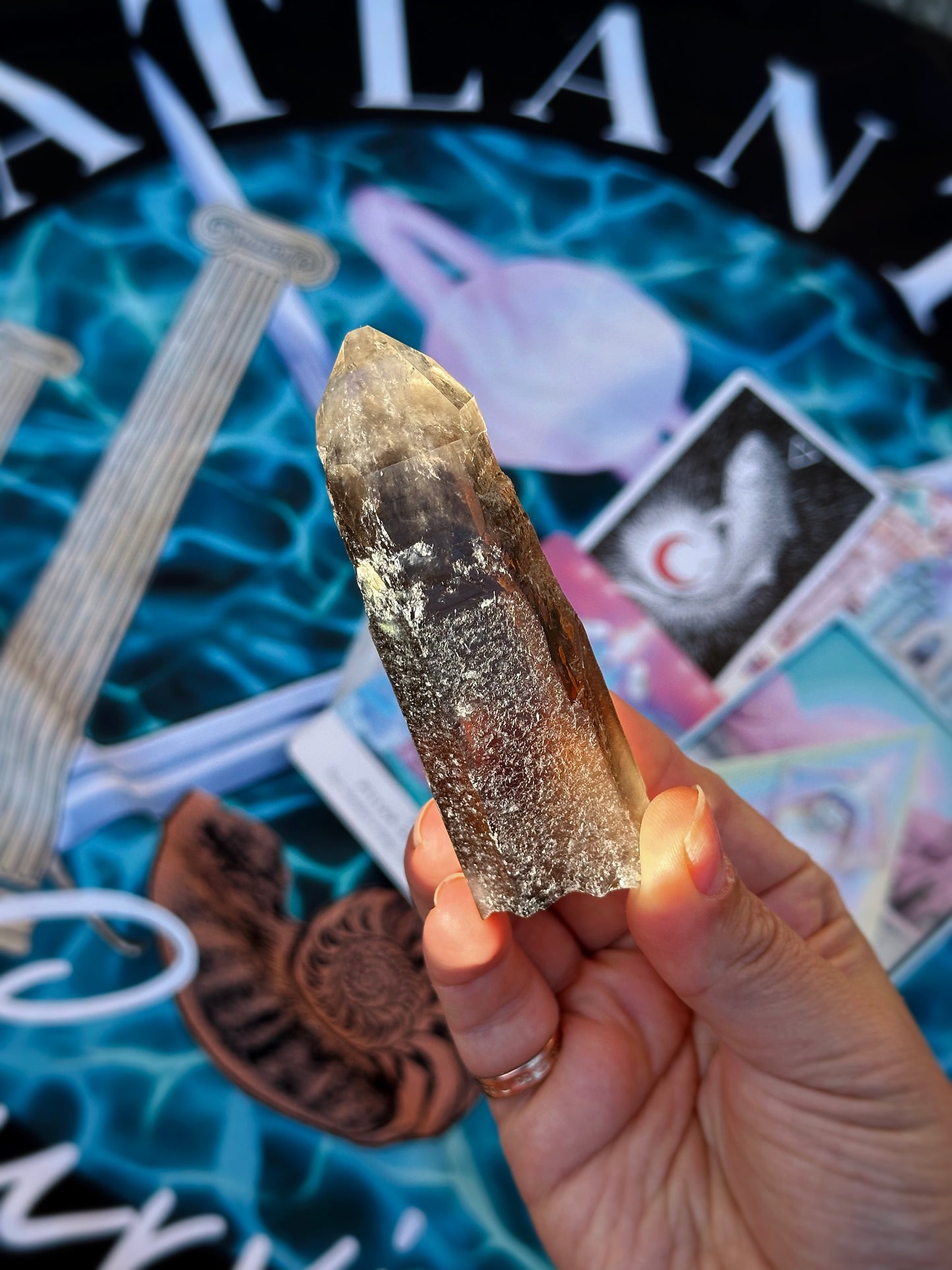 THE MAVEN ~ SMOKY QUARTZ SCEPTER