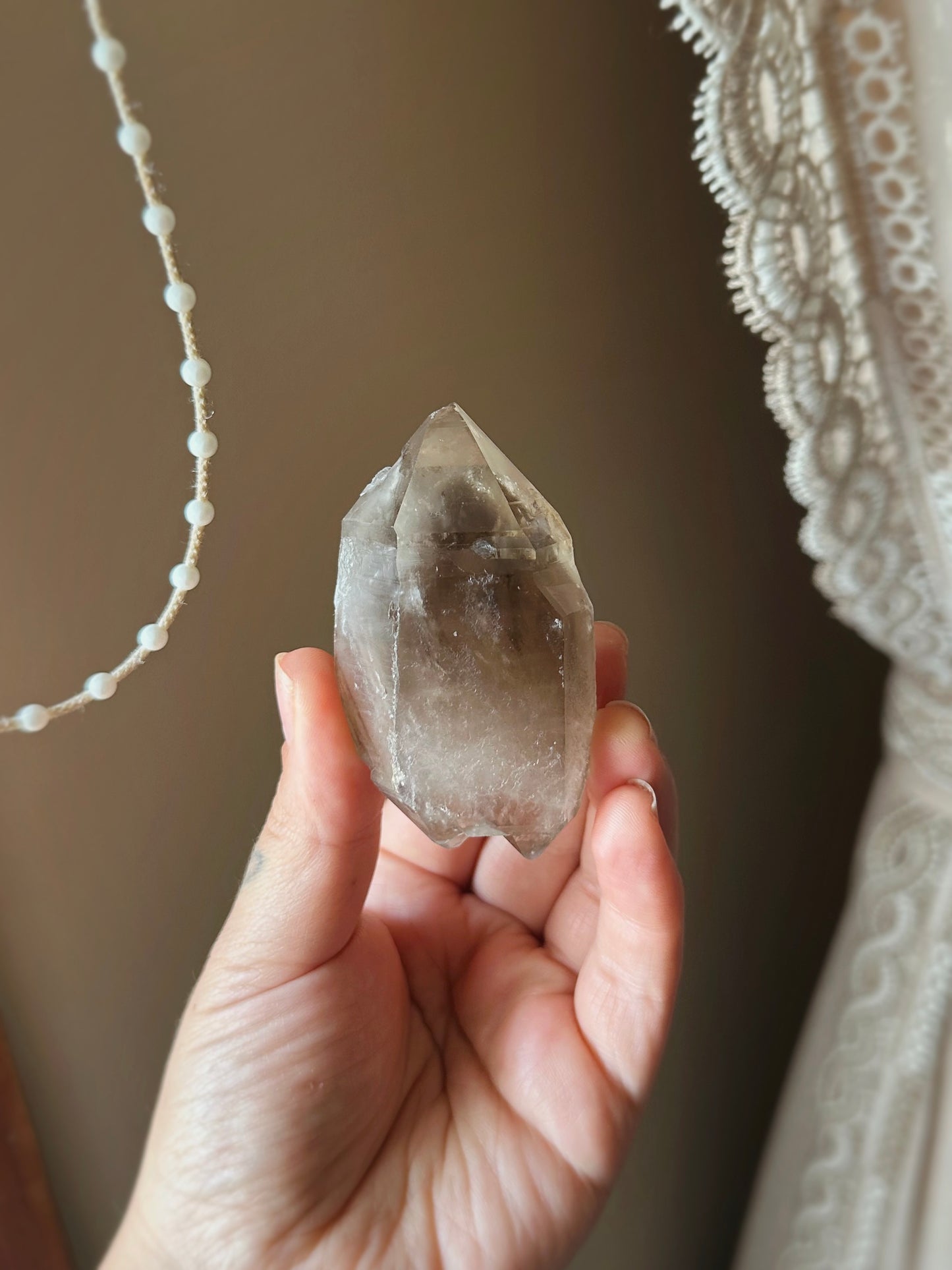 MOJO TRINE ~ DT SMOKY QUARTZ PHANTOM