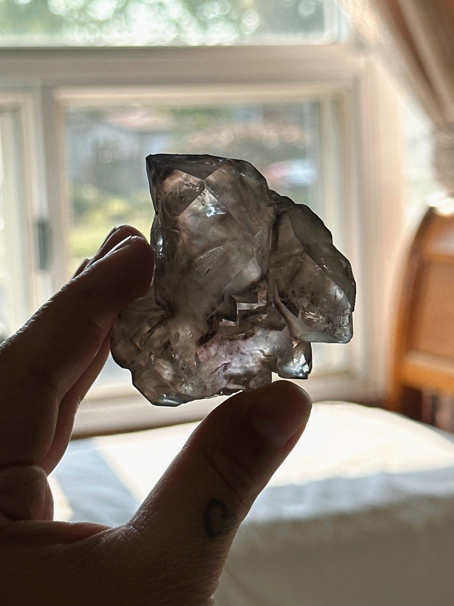 INCANTER ~  SMOKY AMETHYST ELESTIAL QUARTZ