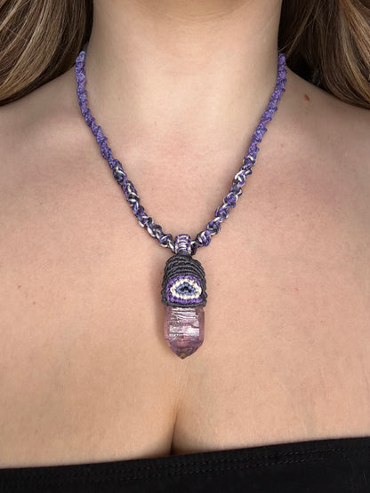 ALL SEEING ~ AMETHYST EVIL EYE JUJU