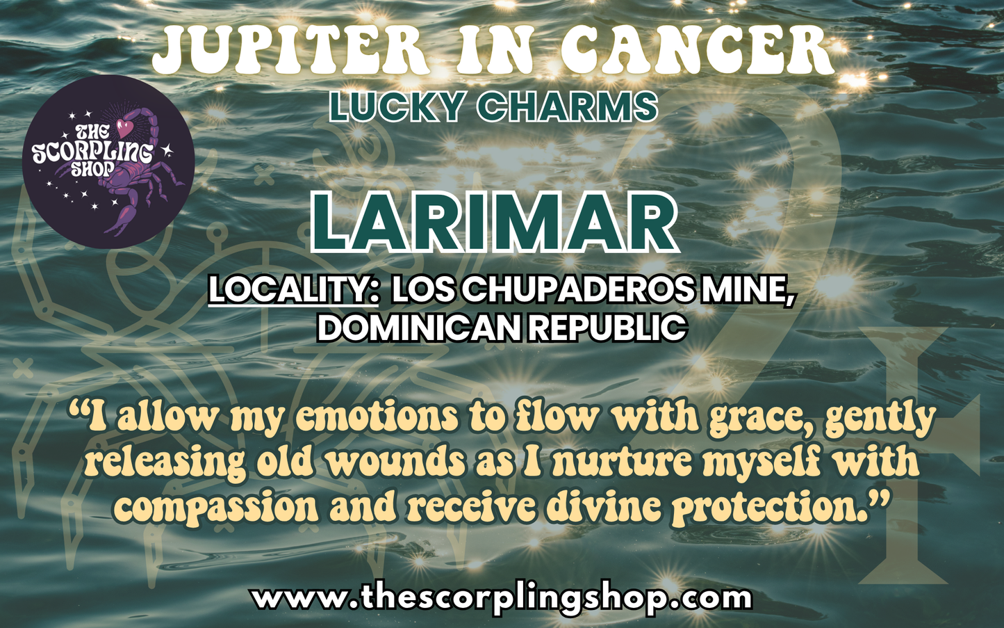 LARIMAR ~ LUCKY CHARM